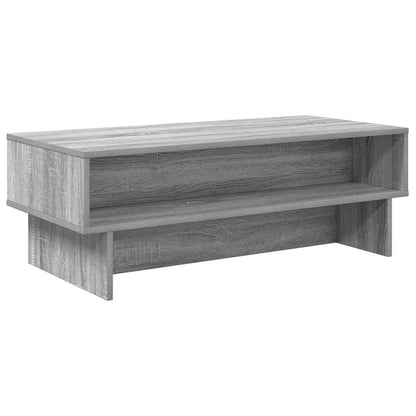 vidaXL Coffee Table Grey Sonoma 100 x 46 x 35 cm Engineered Wood