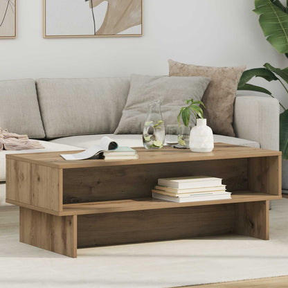 vidaXL Coffee Table Artisan Oak 100 x 46 x 35 cm Engineered Wood