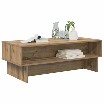 vidaXL Coffee Table Artisan Oak 100 x 46 x 35 cm Engineered Wood