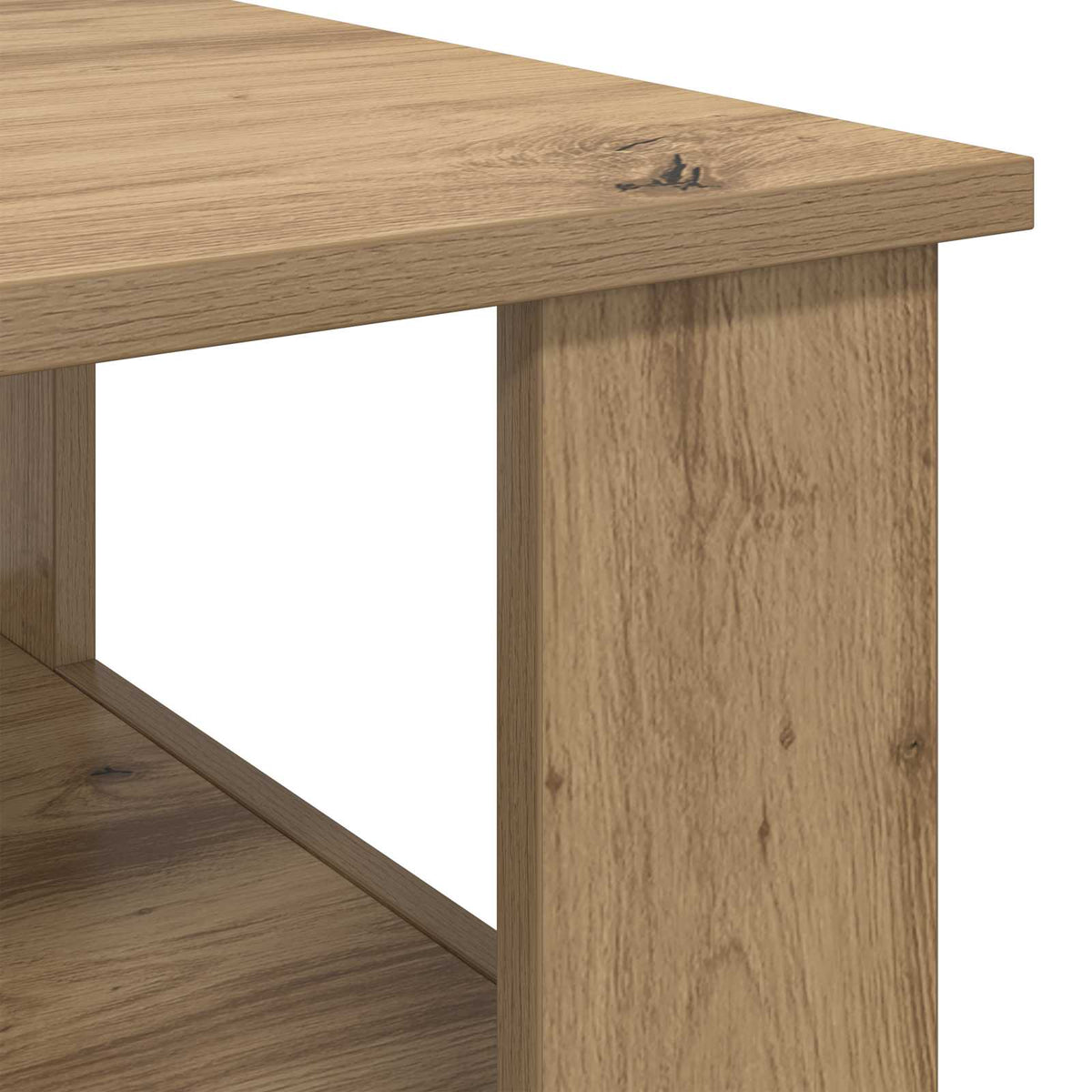 vidaXL Coffee Table Artisan Oak 57 x 55 x 45 cm Engineered Wood
