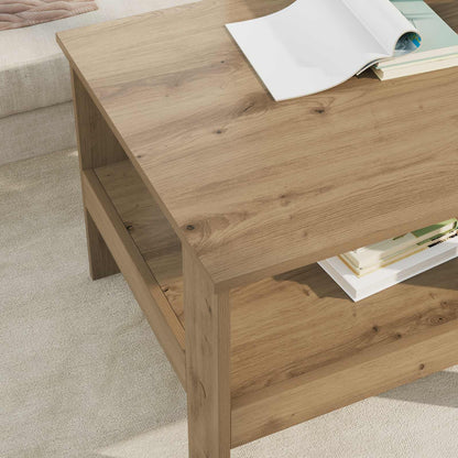 vidaXL Coffee Table Artisan Oak 57 x 55 x 45 cm Engineered Wood