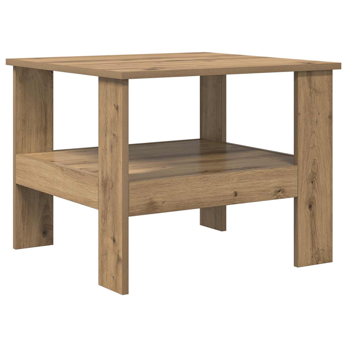 vidaXL Coffee Table Artisan Oak 57 x 55 x 45 cm Engineered Wood