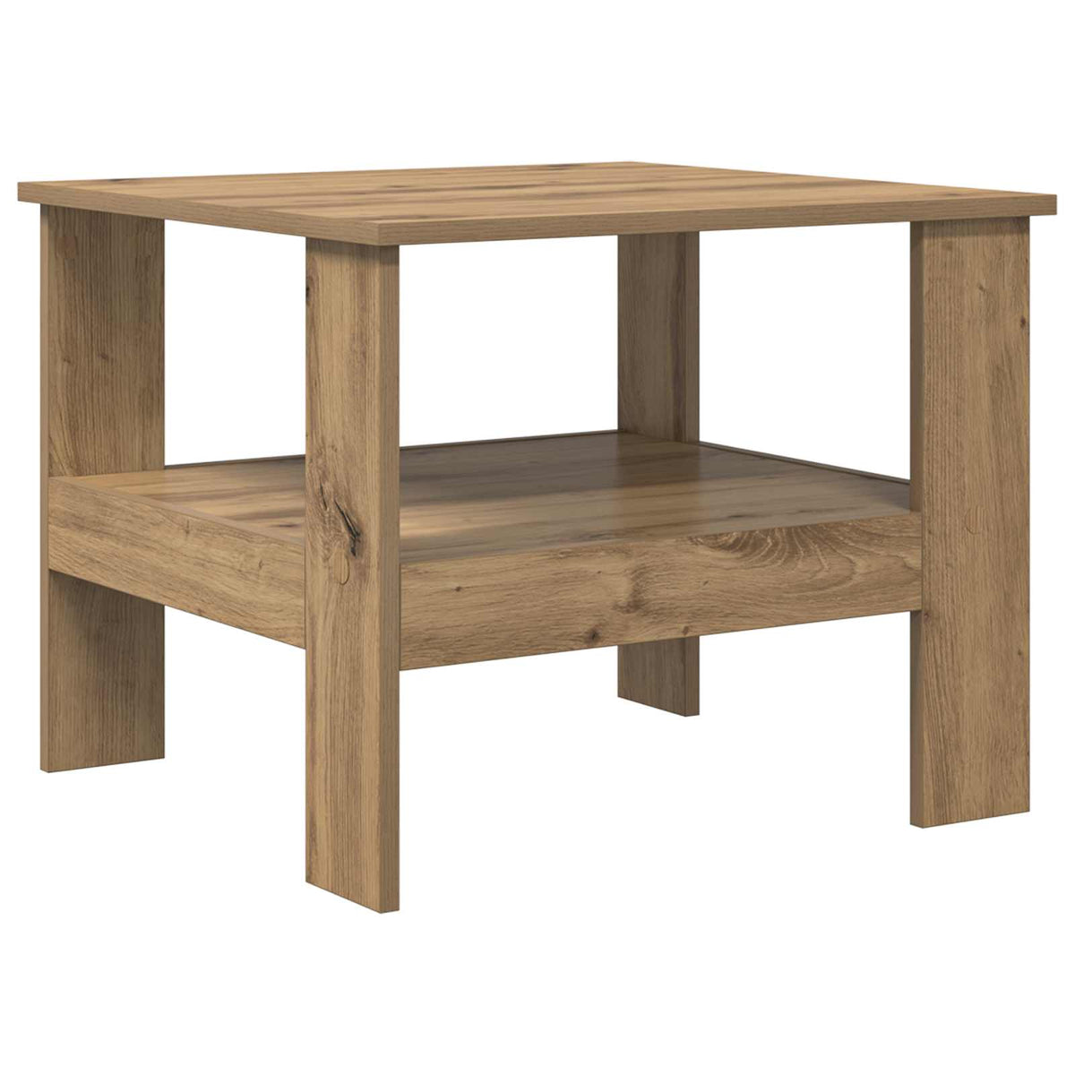 vidaXL Coffee Table Artisan Oak 57 x 55 x 45 cm Engineered Wood