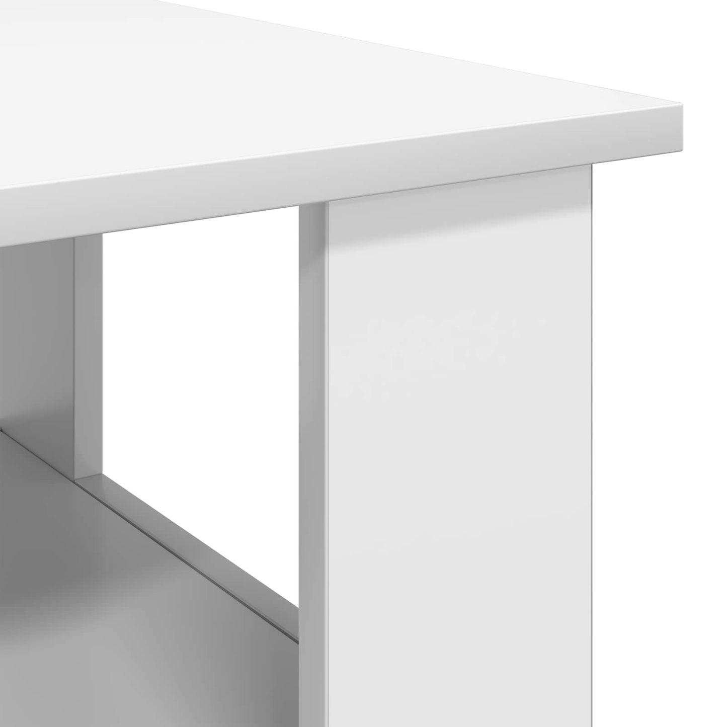 vidaXL Coffee Table White 90 x 50 x 45 cm Engineered Wood