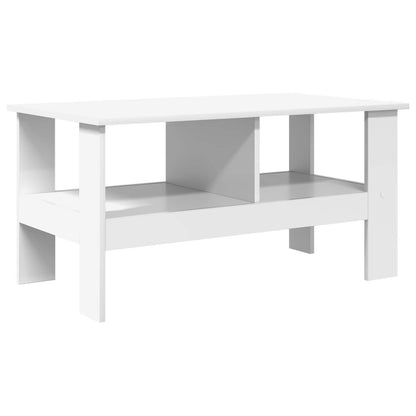 vidaXL Coffee Table White 90 x 50 x 45 cm Engineered Wood