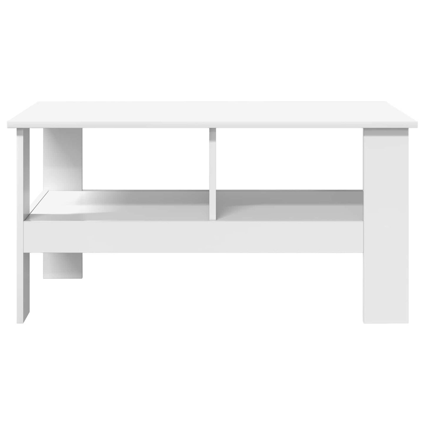 vidaXL Coffee Table White 90 x 50 x 45 cm Engineered Wood