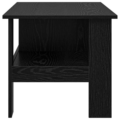 vidaXL Coffee Table Black Oak 90 x 50 x 45 cm Engineered Wood