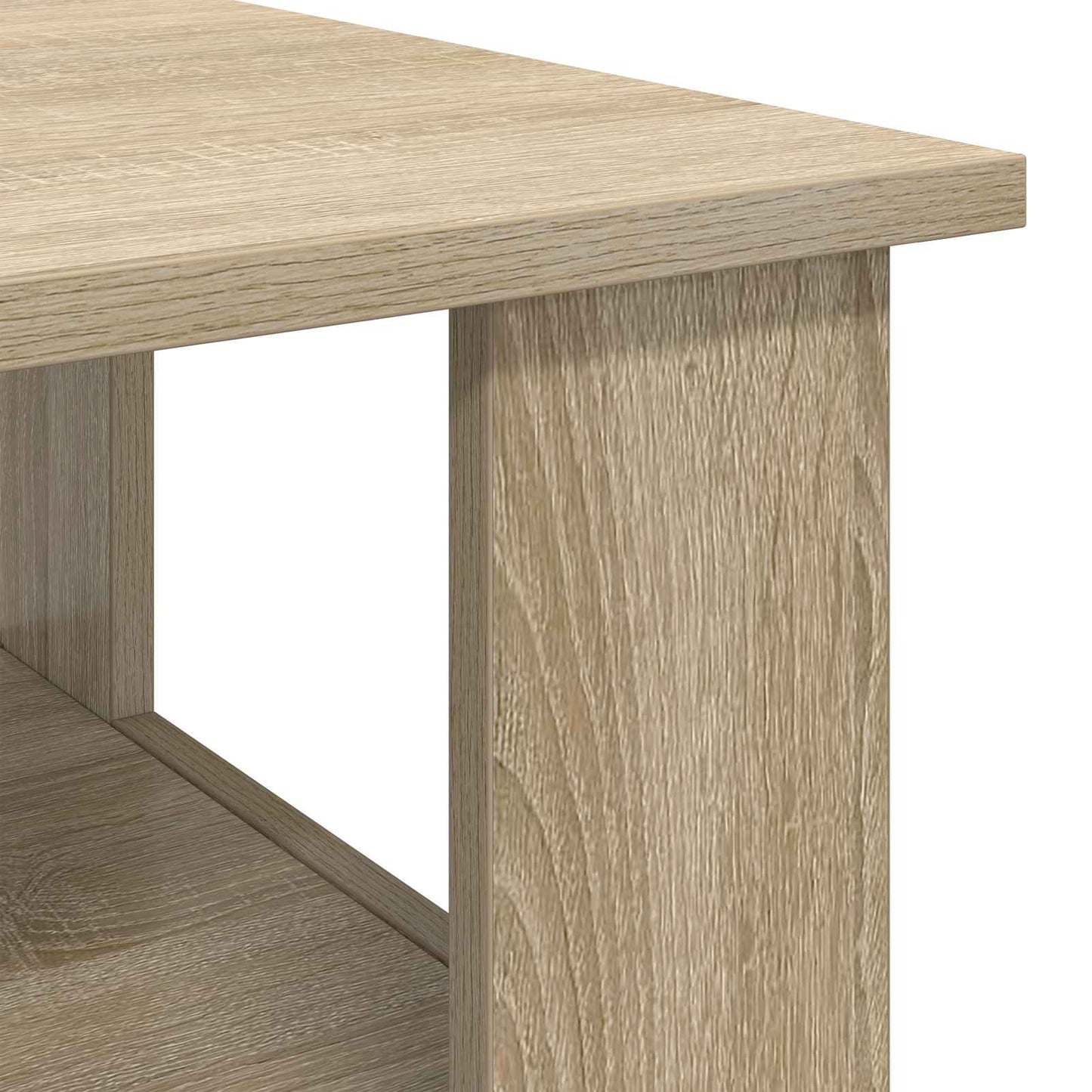 vidaXL Coffee Table Sonoma Oak 90 x 50 x 45 cm Engineered Wood
