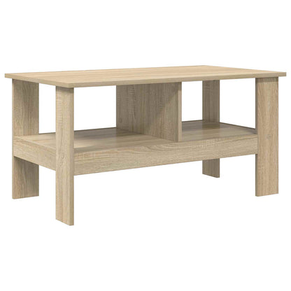 vidaXL Coffee Table Sonoma Oak 90 x 50 x 45 cm Engineered Wood