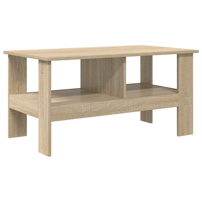 vidaXL Coffee Table Sonoma Oak 90 x 50 x 45 cm Engineered Wood