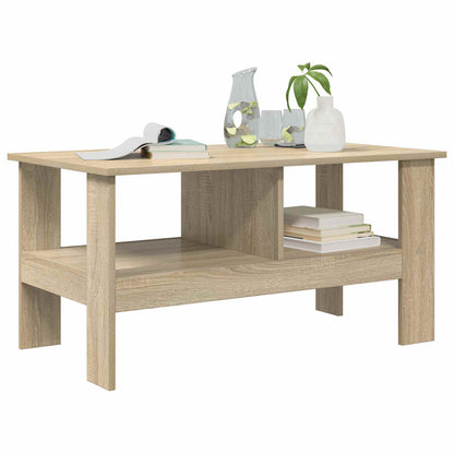 vidaXL Coffee Table Sonoma Oak 90 x 50 x 45 cm Engineered Wood