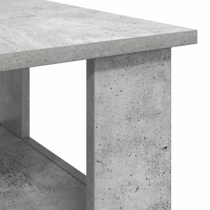 vidaXL Coffee Table Concrete Grey 90 x 50 x 45 cm Engineered Wood