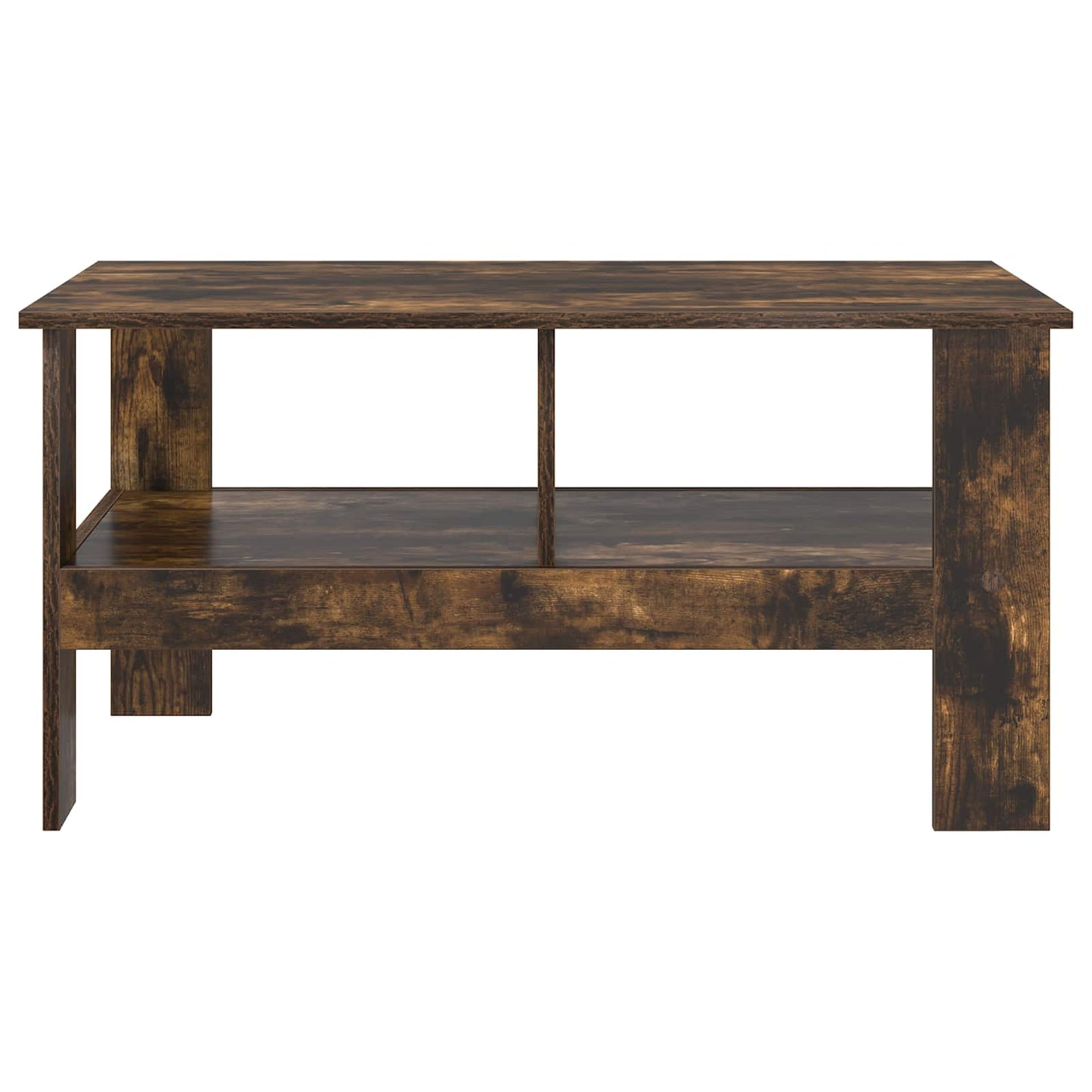 vidaXL Coffee Table Smoked Oak 90 x 50 x 45 cm Engineered Wood