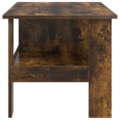 vidaXL Coffee Table Smoked Oak 90 x 50 x 45 cm Engineered Wood