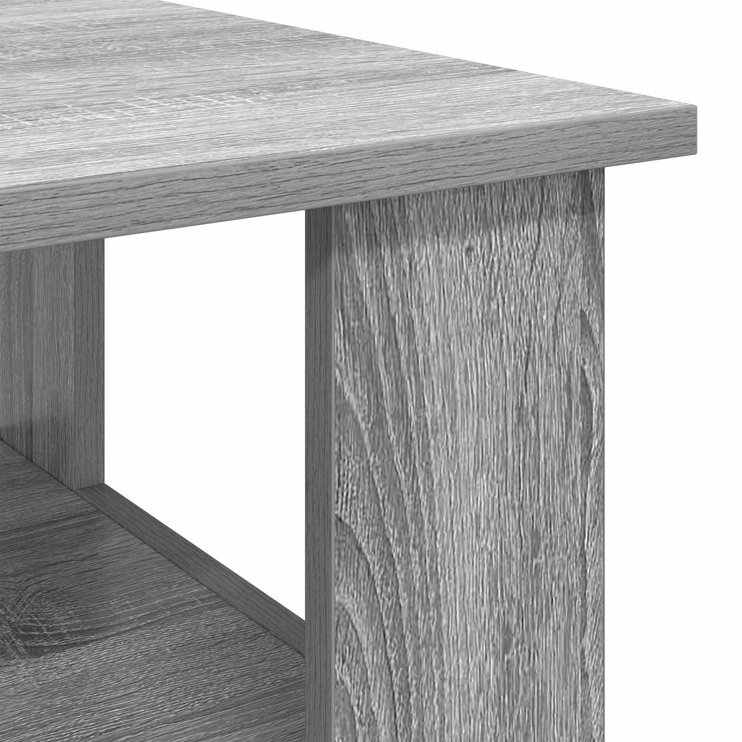 vidaXL Coffee Table Grey Sonoma 90 x 50 x 45 cm Engineered Wood