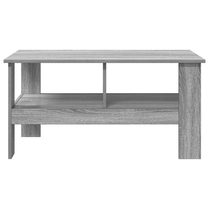 vidaXL Coffee Table Grey Sonoma 90 x 50 x 45 cm Engineered Wood