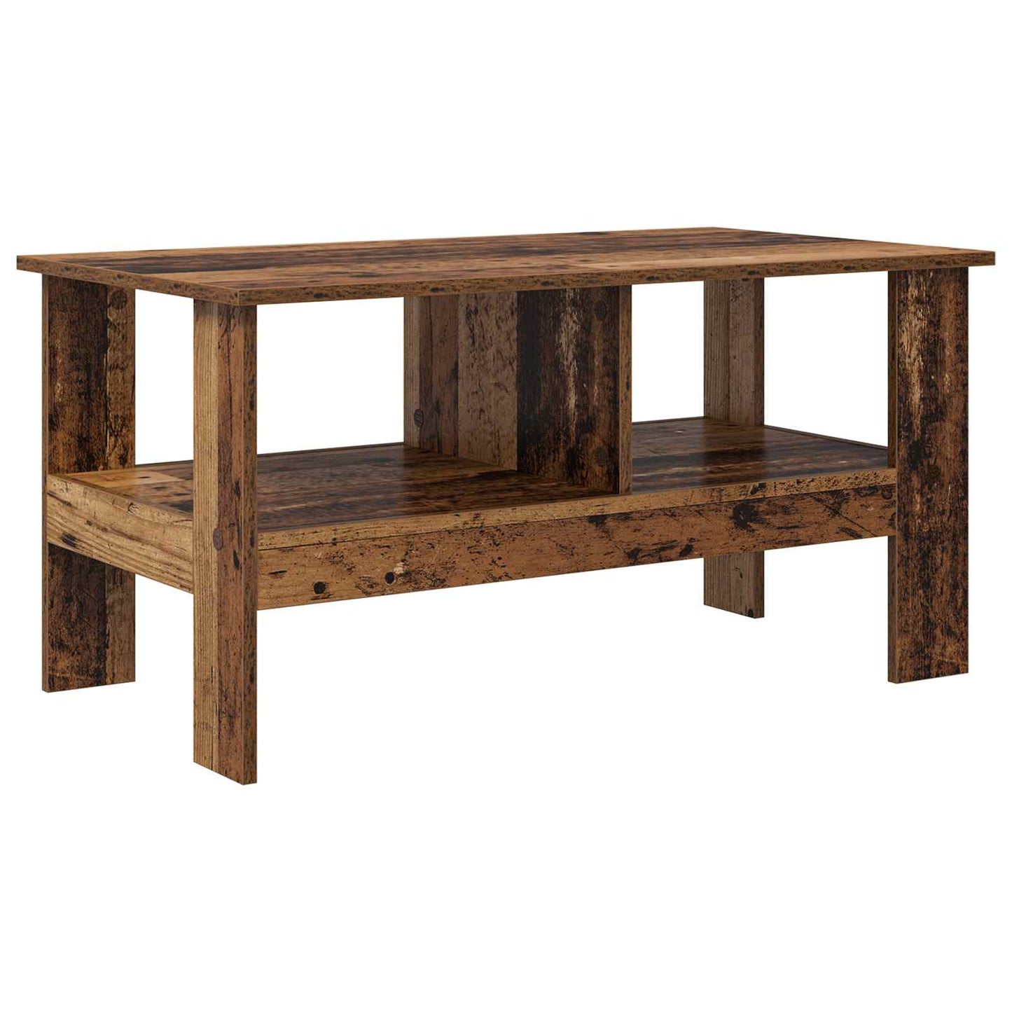 vidaXL Coffee Table Old Wood 90 x 50 x 45 cm Engineered Wood