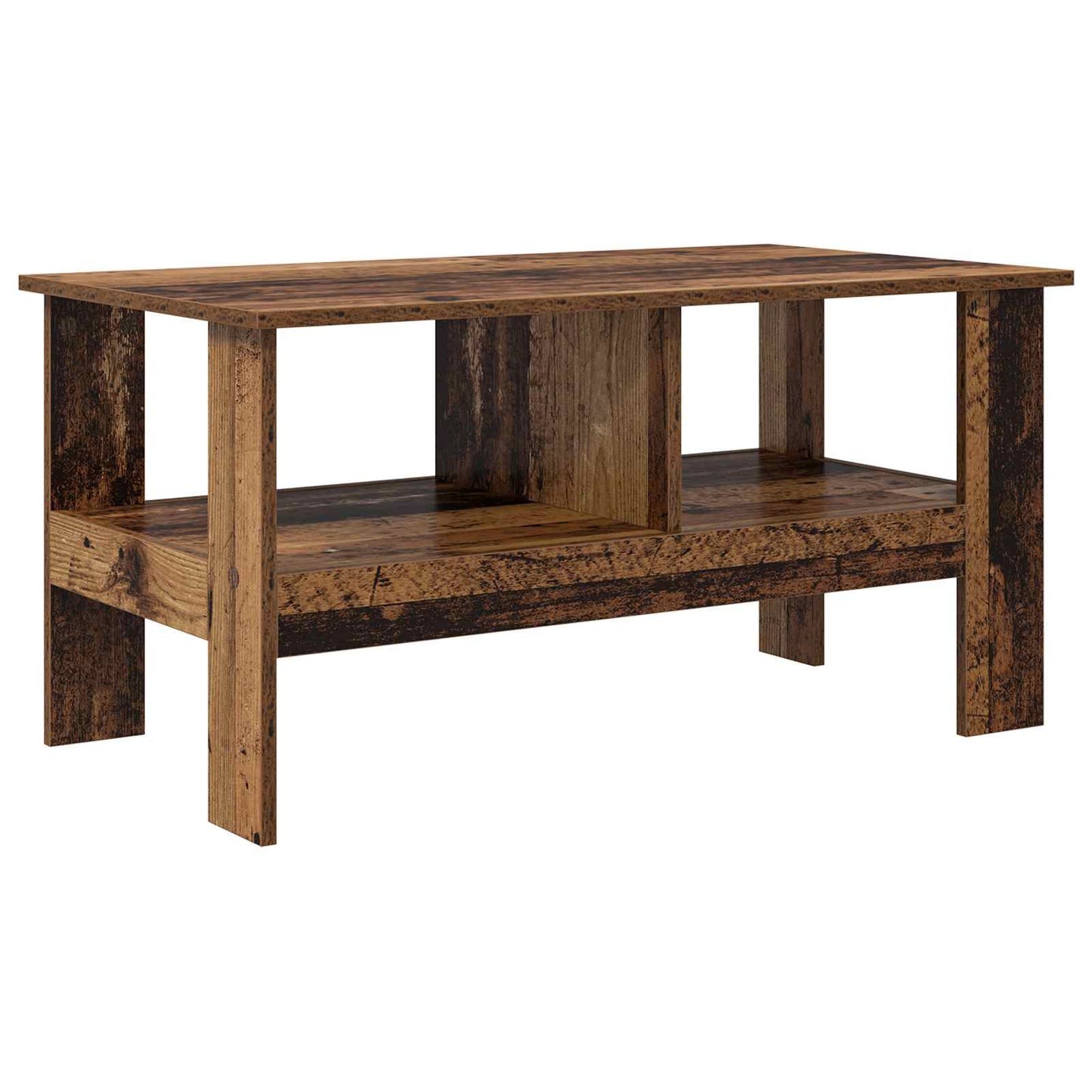 vidaXL Coffee Table Old Wood 90 x 50 x 45 cm Engineered Wood