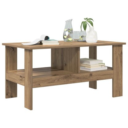 vidaXL Coffee Table Artisan Oak 90 x 50 x 45 cm Engineered Wood