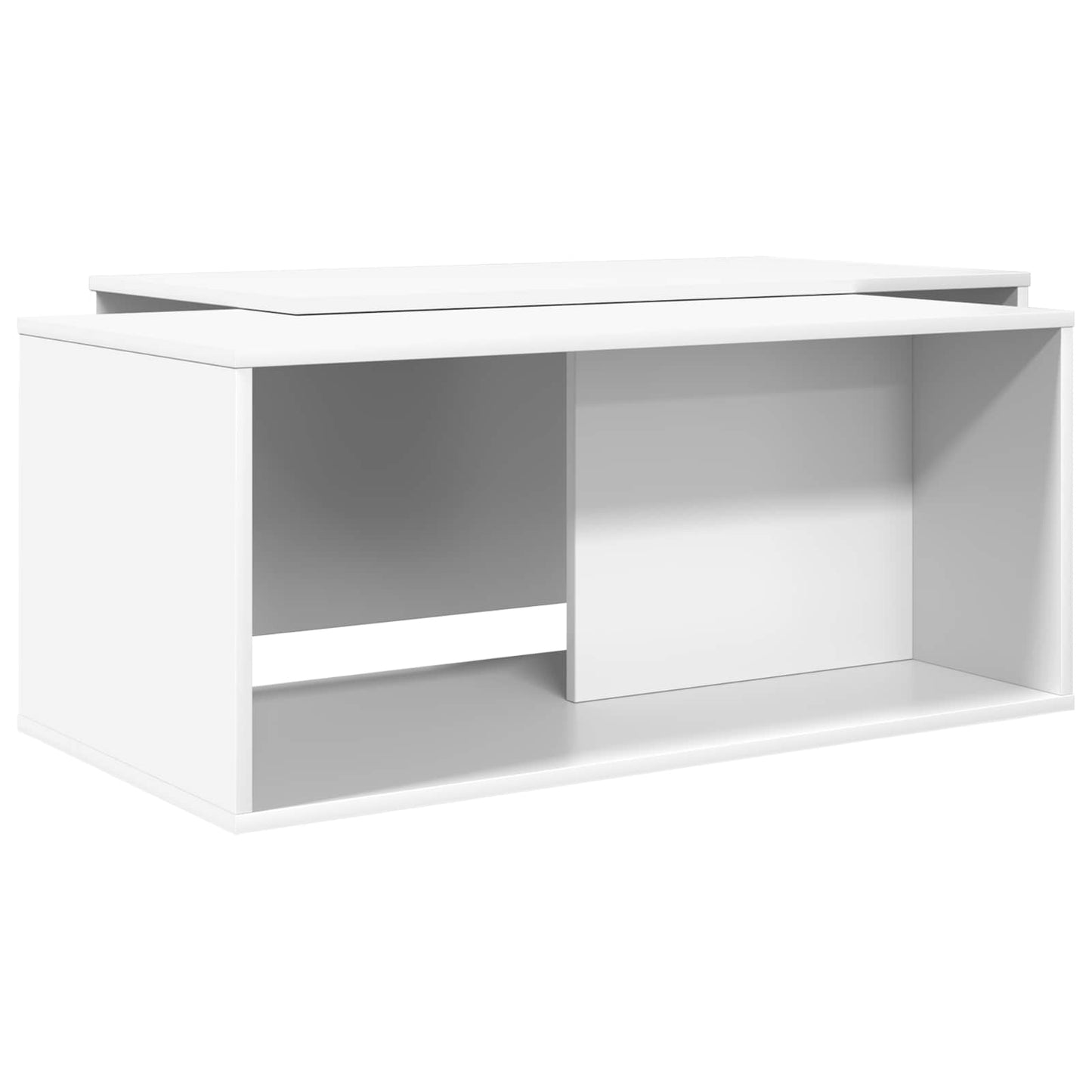 vidaXL Coffee Table Set 2 pcs White Engineered Wood