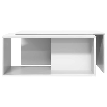 vidaXL Coffee Table Set 2 pcs White Engineered Wood