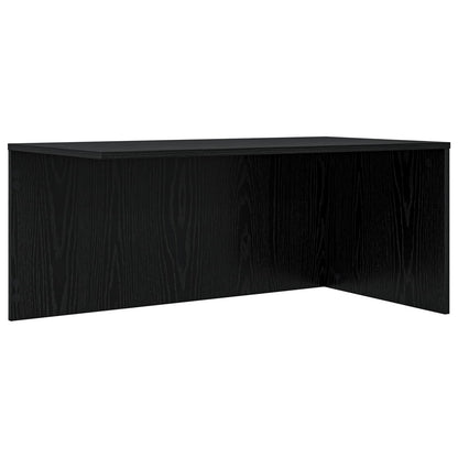 vidaXL Coffee Table Set 2 pcs Black Oak Engineered Wood