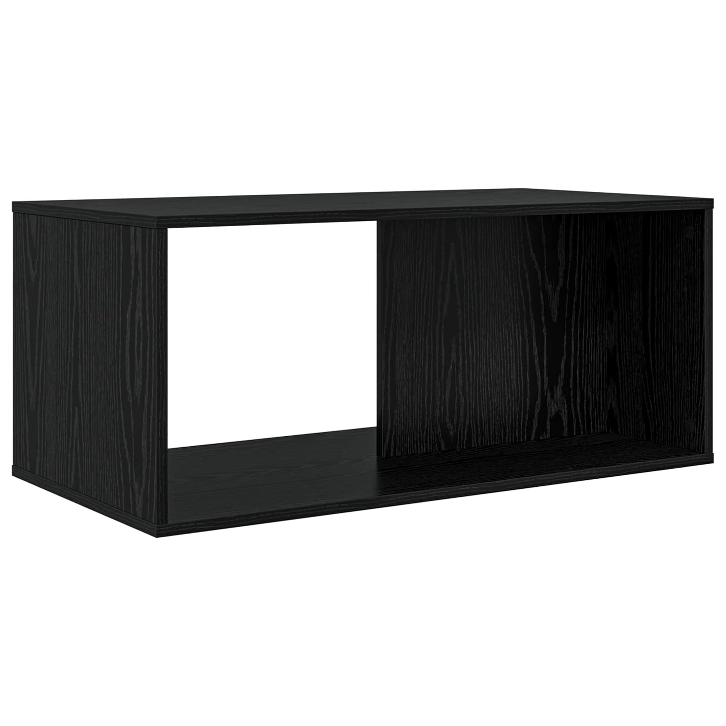vidaXL Coffee Table Set 2 pcs Black Oak Engineered Wood