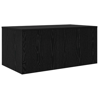 vidaXL Coffee Table Set 2 pcs Black Oak Engineered Wood