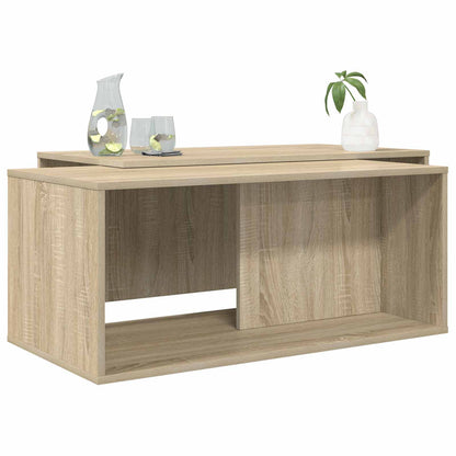 vidaXL Coffee Table Set 2 pcs Sonoma Oak Engineered Wood