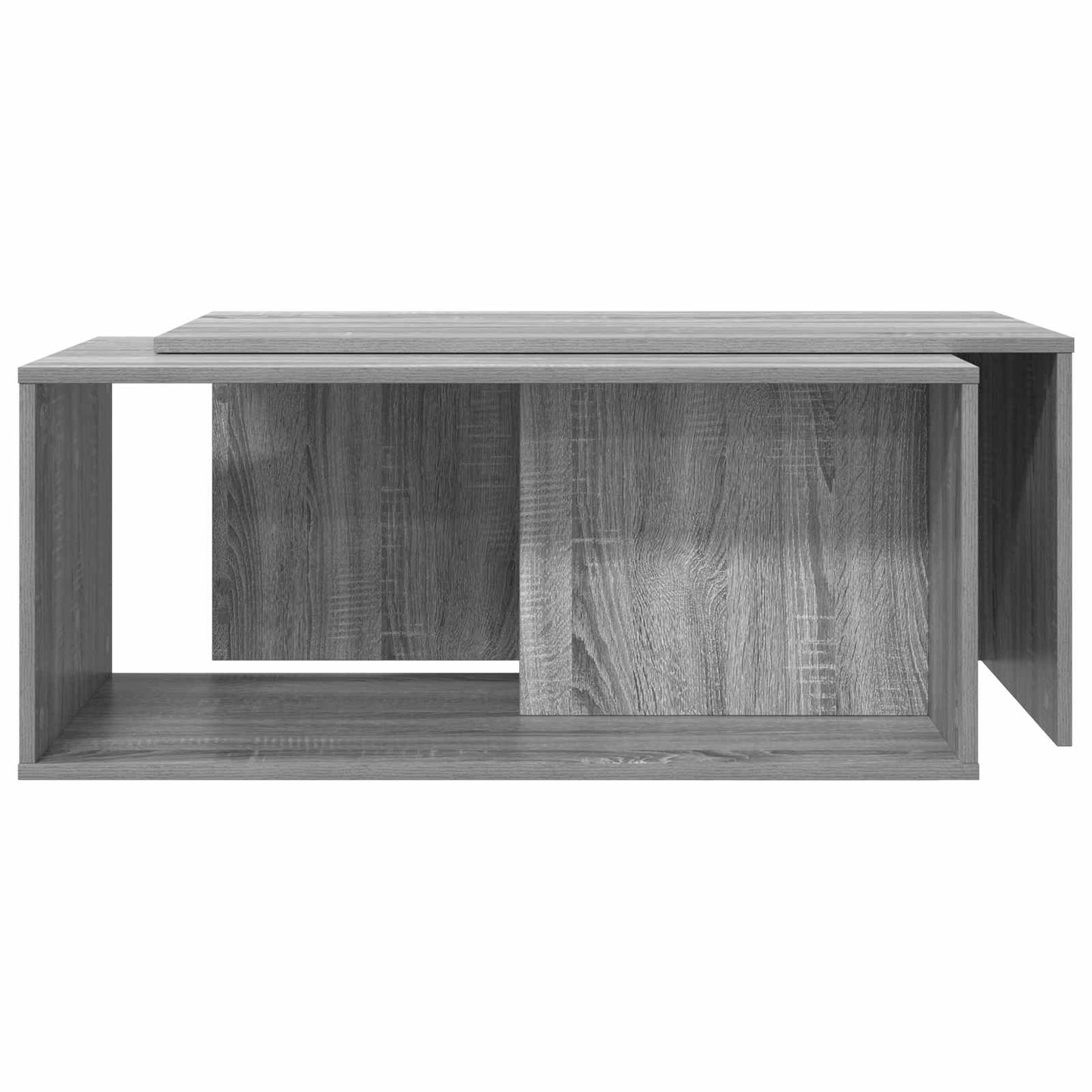 vidaXL Coffee Table Set 2 pcs Grey Sonoma Engineered Wood