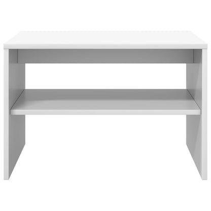 vidaXL Coffee Table White 60 x 50 x 40 cm Engineered Wood