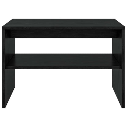 vidaXL Coffee Table Black Oak 60 x 50 x 40 cm Engineered Wood