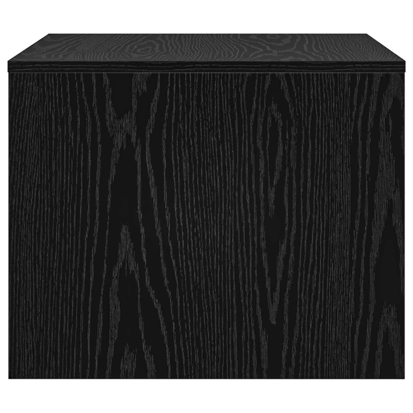 vidaXL Coffee Table Black Oak 60 x 50 x 40 cm Engineered Wood