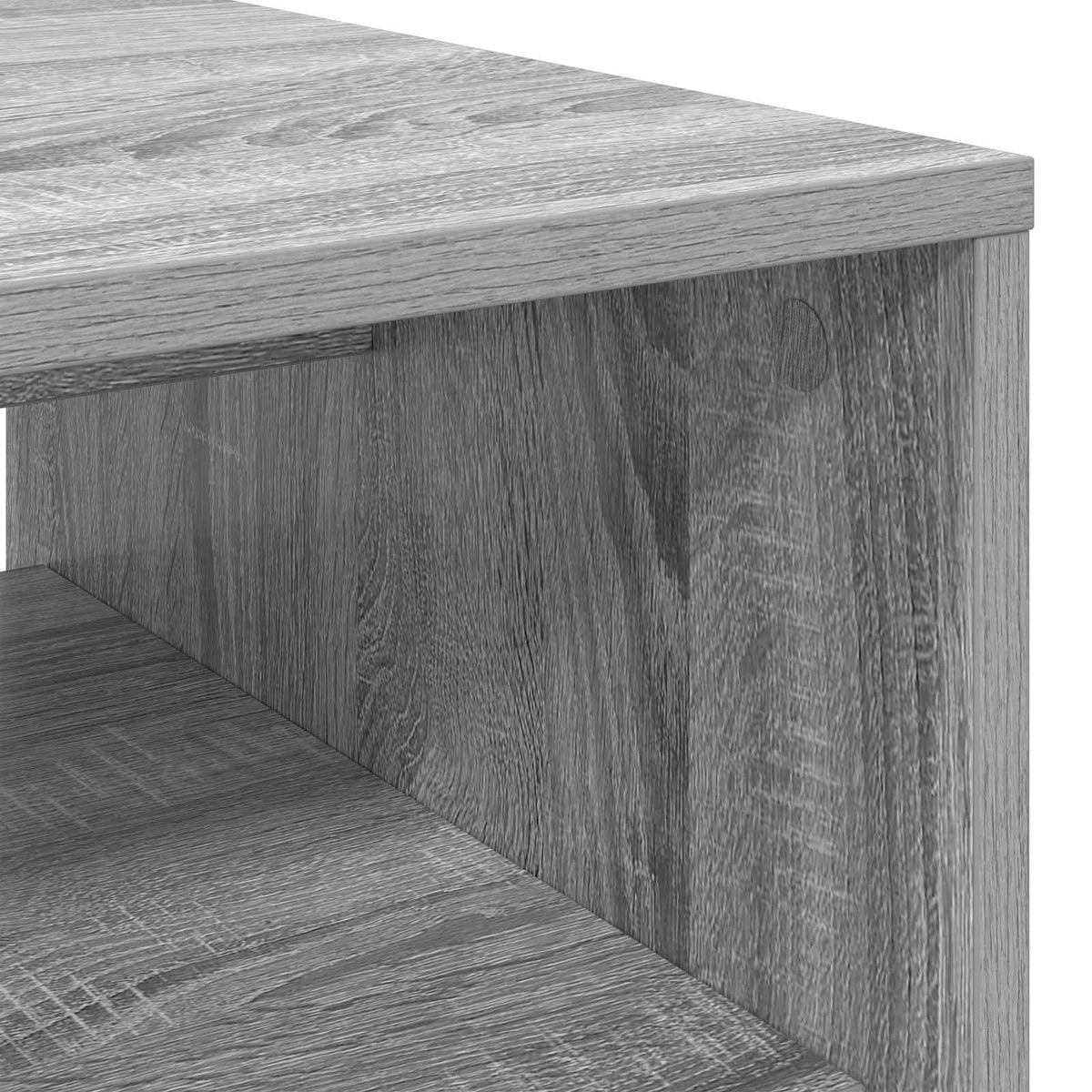 vidaXL Coffee Table Grey Sonoma 60 x 50 x 40 cm Engineered Wood