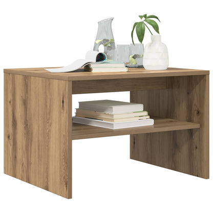 vidaXL Coffee Table Artisan Oak 60 x 50 x 40 cm Engineered Wood