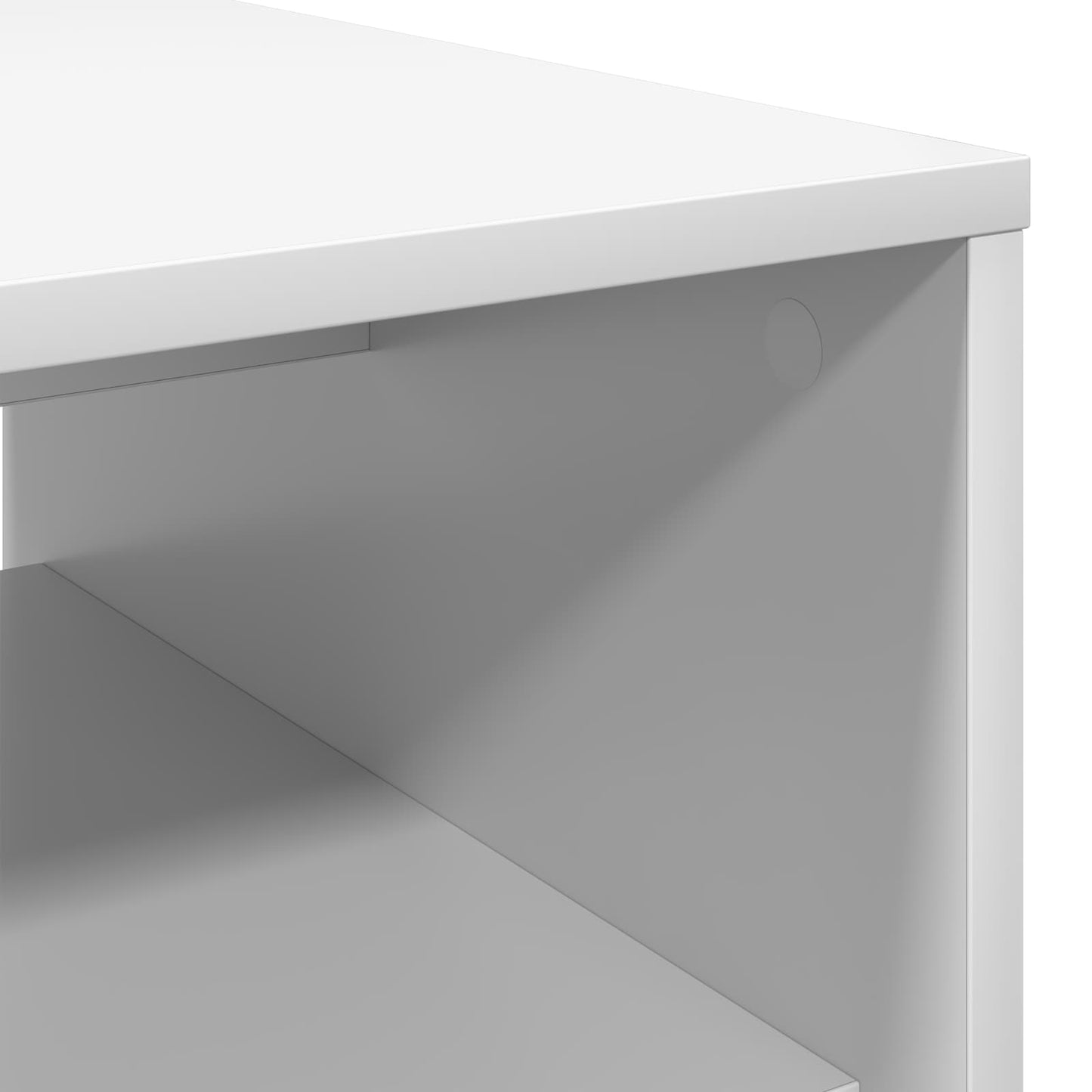 vidaXL Coffee Table White 80 x 50 x 40 cm Engineered Wood