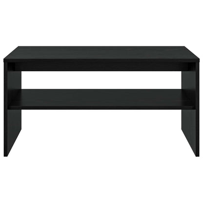 vidaXL Coffee Table Black Oak 80 x 50 x 40 cm Engineered Wood