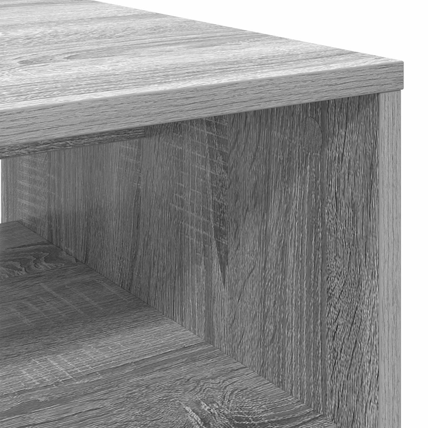 vidaXL Coffee Table Grey Sonoma 80 x 50 x 40 cm Engineered Wood