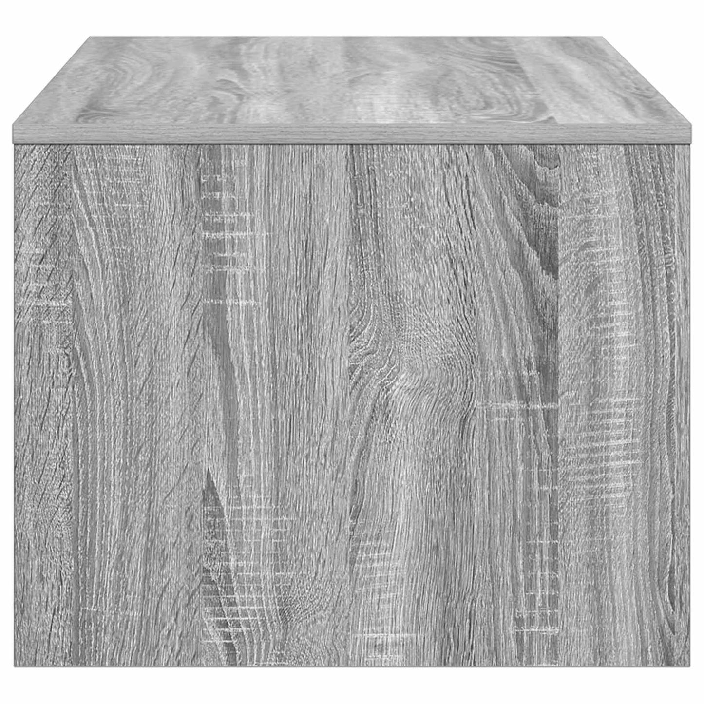 vidaXL Coffee Table Grey Sonoma 80 x 50 x 40 cm Engineered Wood