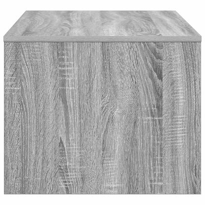 vidaXL Coffee Table Grey Sonoma 80 x 50 x 40 cm Engineered Wood
