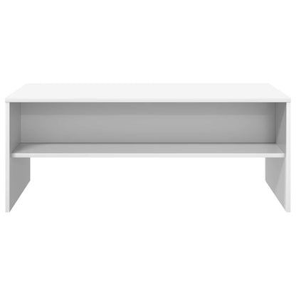 vidaXL Coffee Table White 100 x 50 x 40 cm Engineered Wood