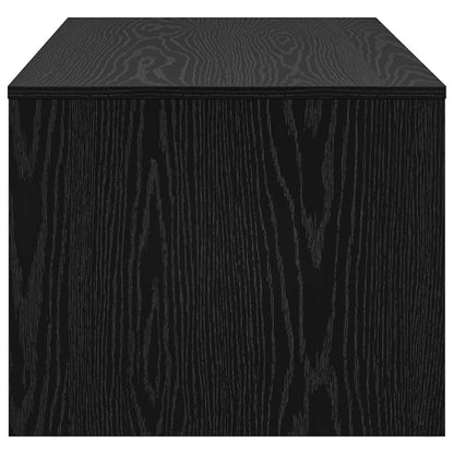 vidaXL Coffee Table Black Oak 100 x 50 x 40 cm Engineered Wood