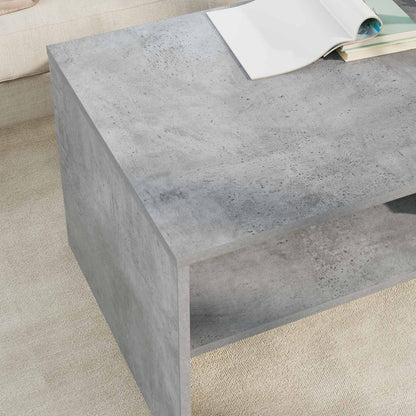 vidaXL Coffee Table Concrete Grey 100 x 50 x 40 cm Engineered Wood