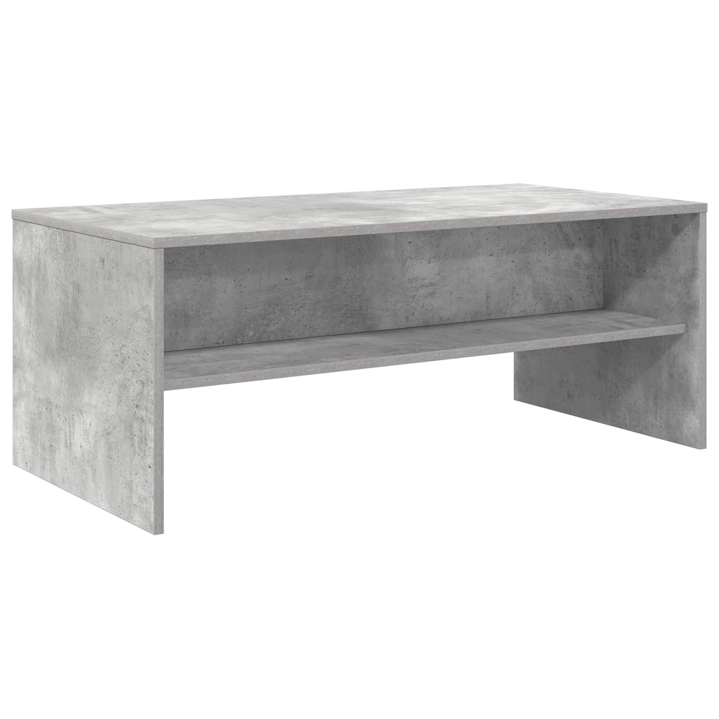 vidaXL Coffee Table Concrete Grey 100 x 50 x 40 cm Engineered Wood