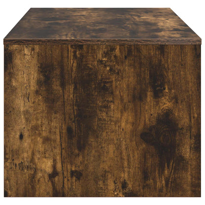vidaXL Coffee Table Smoked Oak 100 x 50 x 40 cm Engineered Wood