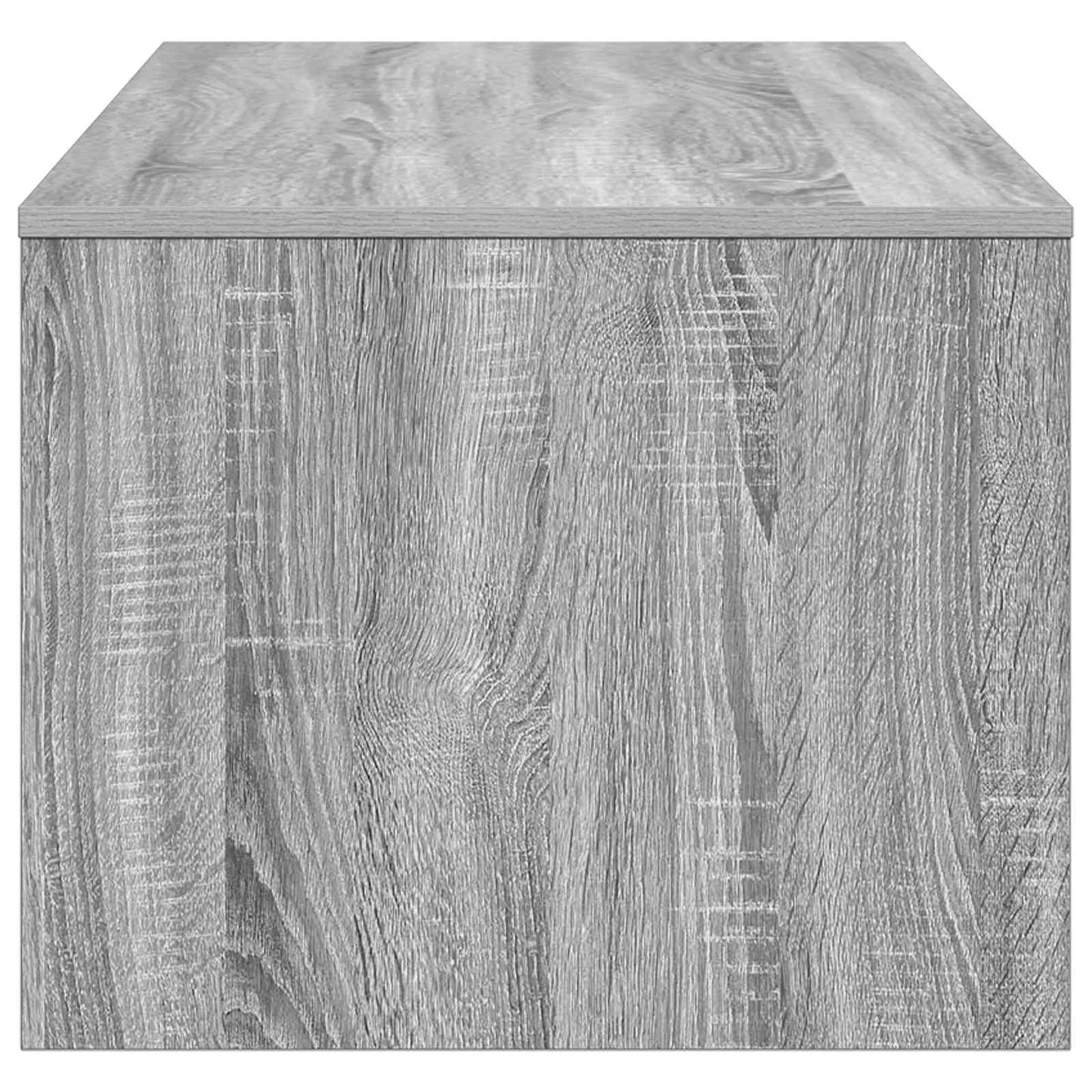 vidaXL Coffee Table Grey Sonoma 100 x 50 x 40 cm Engineered Wood