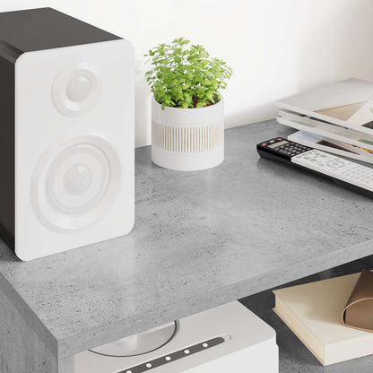 vidaXL TV Cabinet Concrete Grey 60 x 35 x 40 cm Engineered Wood