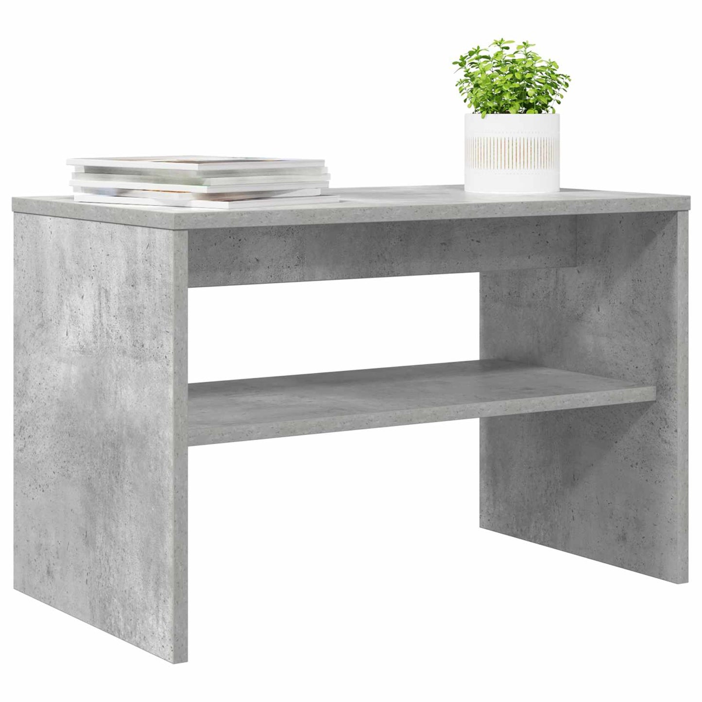 vidaXL TV Cabinet Concrete Grey 60 x 35 x 40 cm Engineered Wood