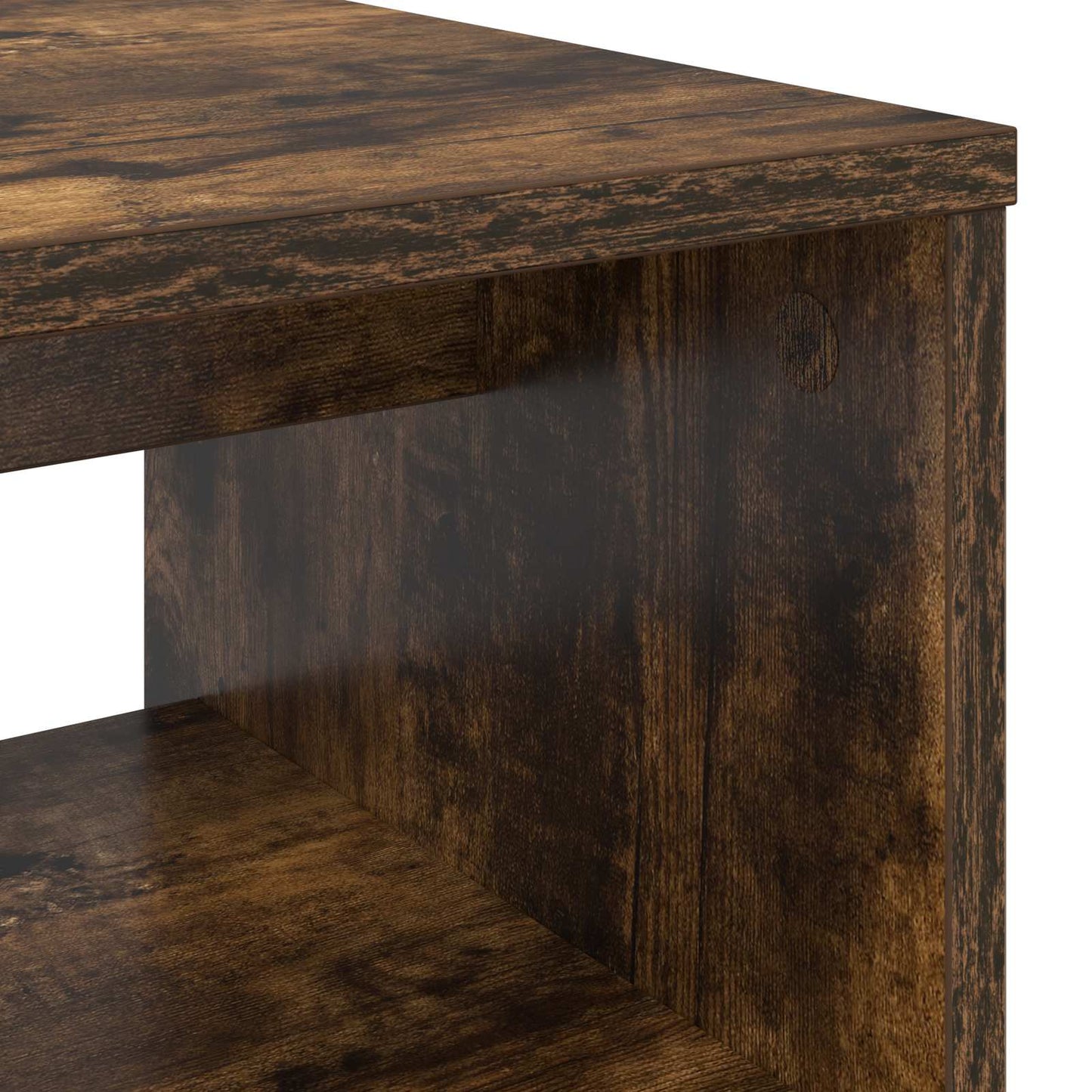 vidaXL TV Cabinet Smoked Oak 60 x 35 x 40 cm Engineered Wood