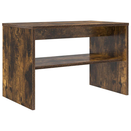vidaXL TV Cabinet Smoked Oak 60 x 35 x 40 cm Engineered Wood